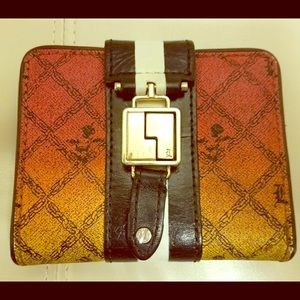 ⭐️L.A.M.B. Rare RASTA BILL FOLD/WALLET ⭐️